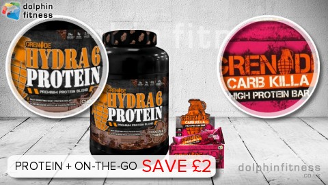 Grenade Hydra 6 (1816g) + Carb Killa Bar (12 Bars) Dark Chocolate Raspberry