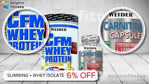 Weider L-Carnitine Capsules + CFM Whey Protein