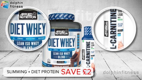 Applied Nutrition L-Carnitine 3000 Liquid (480 ml) + Diet Whey (2 kg)