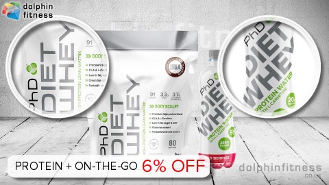 PhD Diet Whey Protein Water (8 Bottles) + PhD Diet Whey (2 kg)