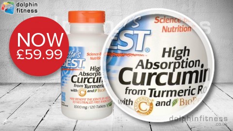 Doctor's Best High Absorption Curcumin 1000 mg (120 Tablets) Now £59.99