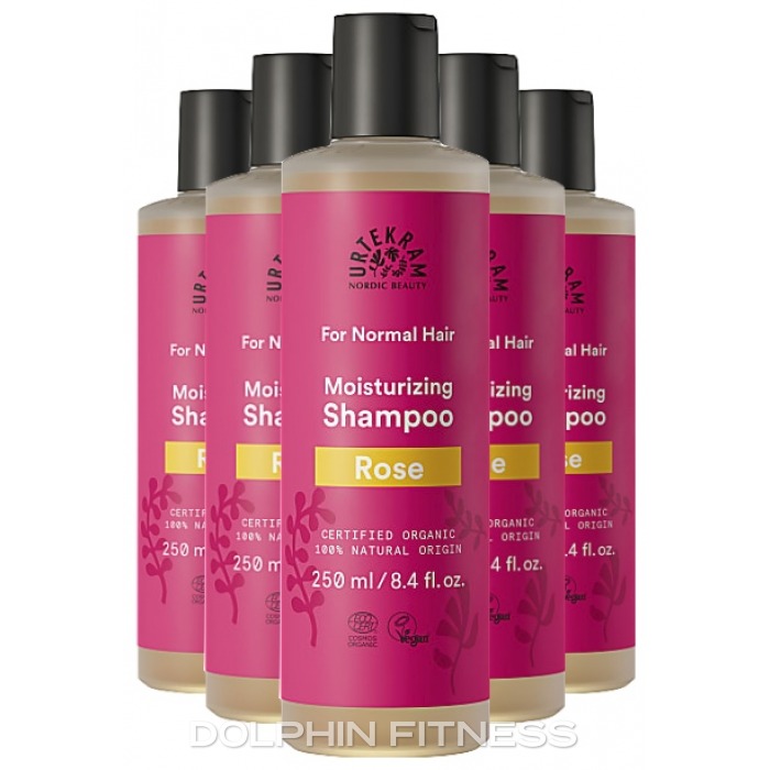 Rytmisk midtergang sirene Urtekram Moisturizing Shampoo Rose Normal Hair (6 x 250 ml)