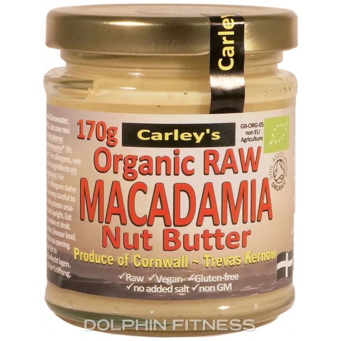 Carley's Organic Raw Macadamia Nut Butter 1 x 170g