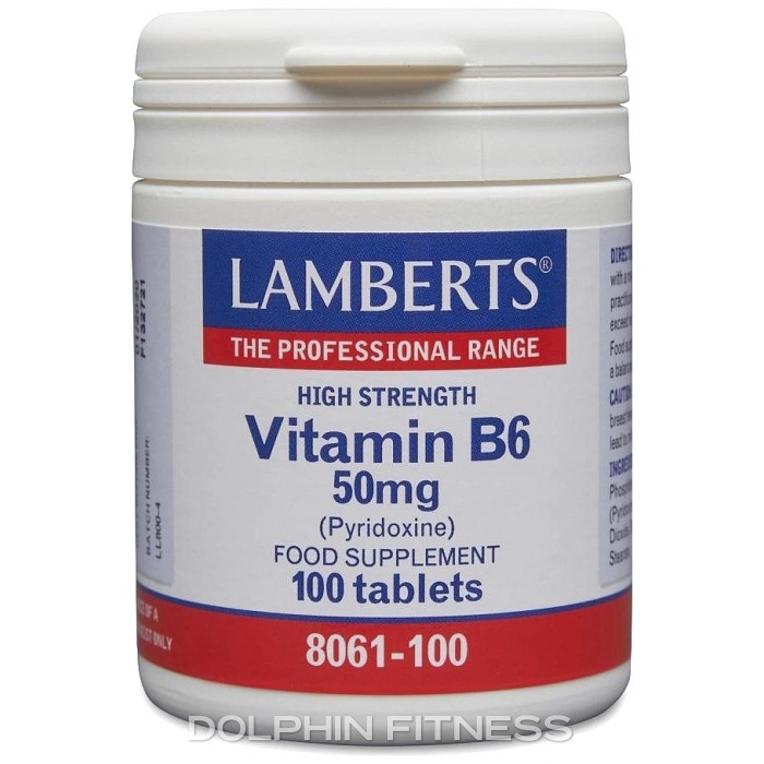 Lamberts Vitamin B6 50 mg 100 Tablets