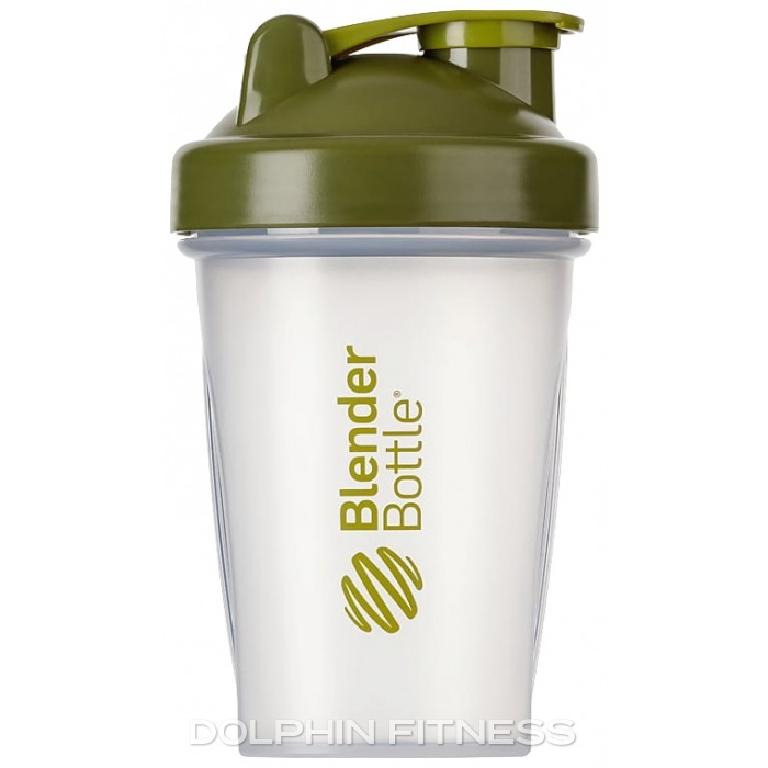 Blender Bottle Classic Mini (Clear/Moss Green)