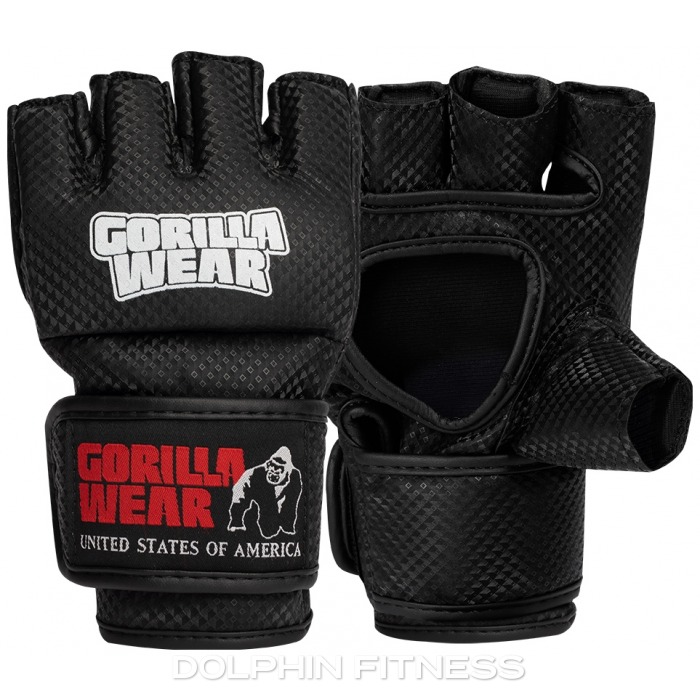 Dallas Wrist Wrap Gloves - Black - XL Gorilla Wear