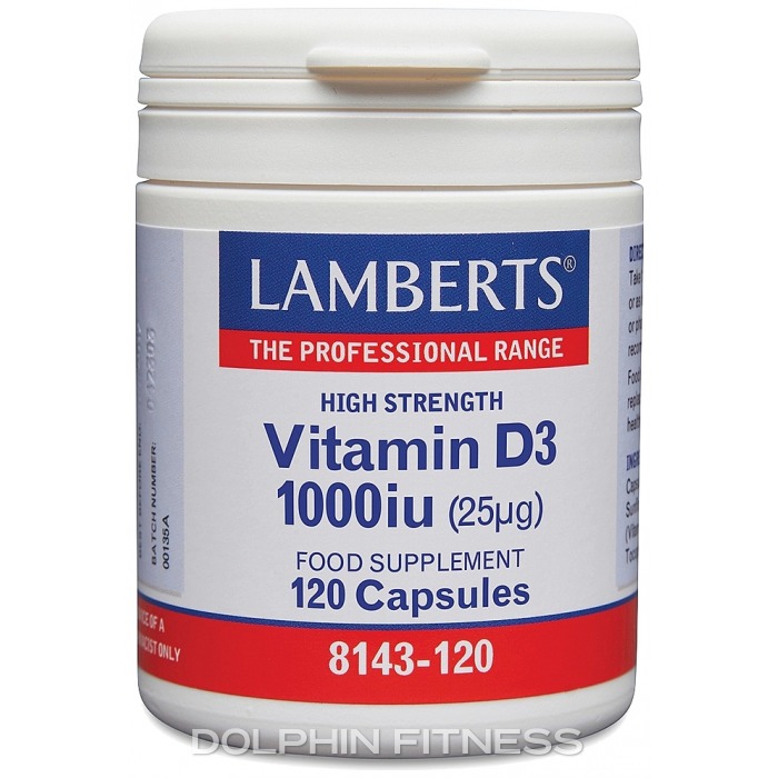 Lamberts Vitamin D3 1000 IU 120 Capsules