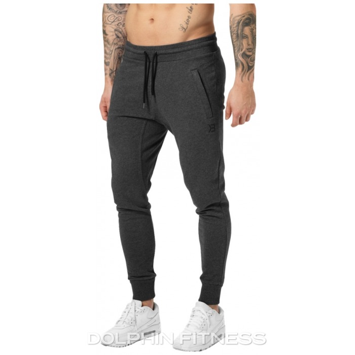 Better Bodies Tapered Joggers (Graphite Melange)