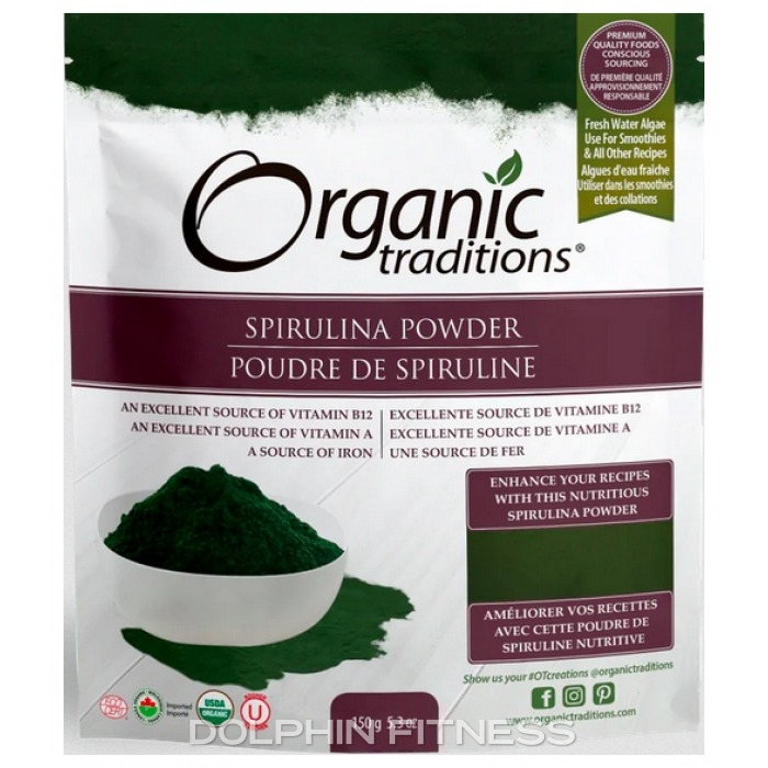 Organic Traditions Spirulina Powder 150g