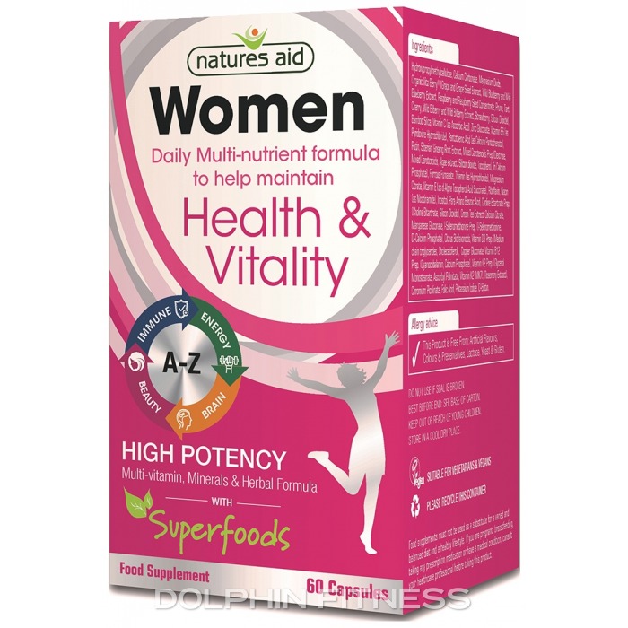Natures Aid Women Health & Vitality 60 Capsules