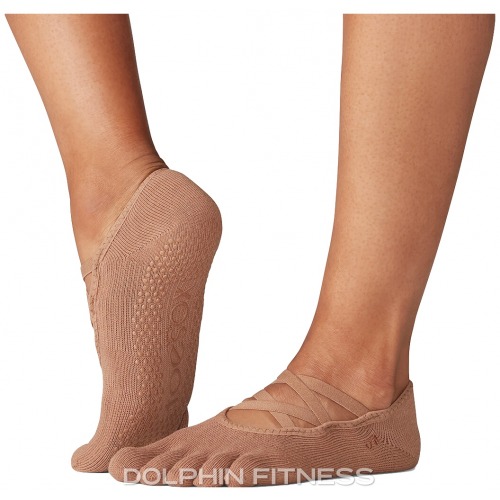 Toesox Toe Criss Toe Pilates E Grip Socks