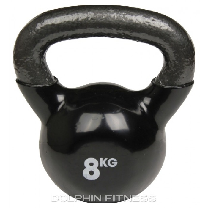 Fitness Mad Kettlebell Black 8 kg