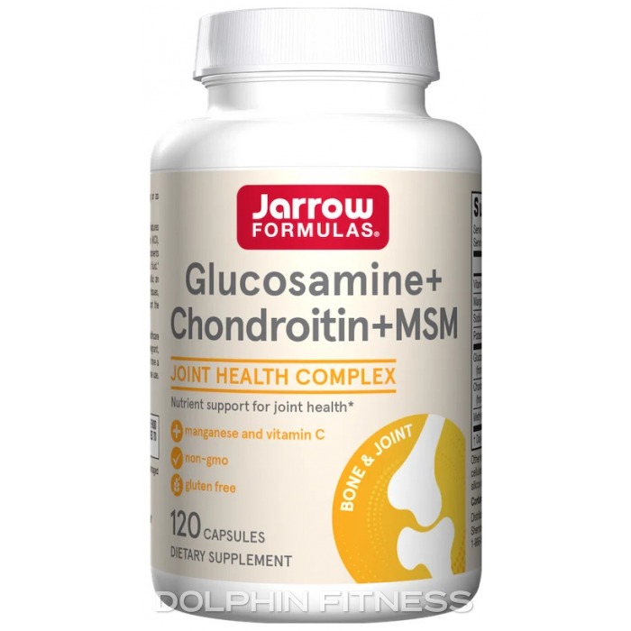 Jarrow Formulas Glucosamine + Chondroitin + MSM 240 Capsules