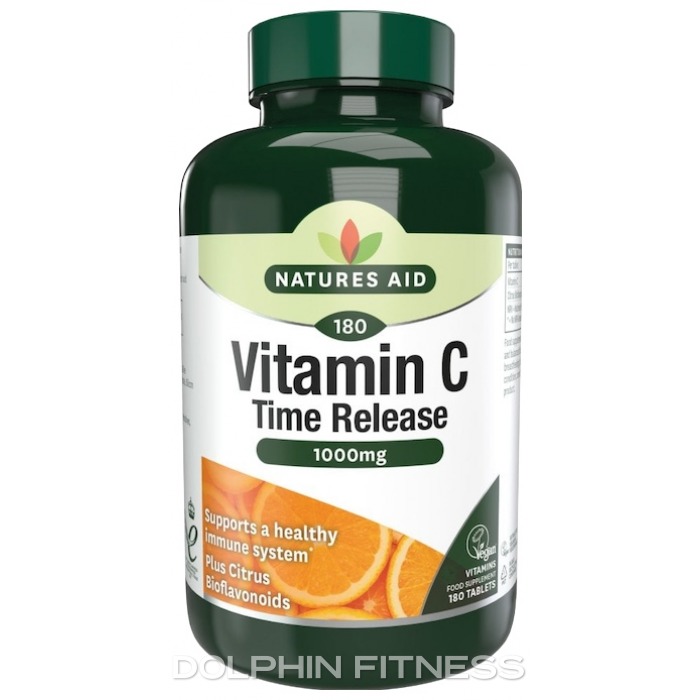 Natures Aid Vitamin C 1000 mg Time Release 180 Tablets