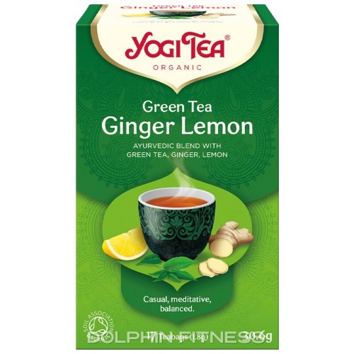 Yogi Tea Green Tea Ginger Lemon 1 X 17 Teabags 6979