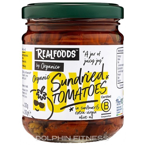 Organico Sundried Tomatoes In Sunflower & Extra Virgin Olive Oil 1 x 190g
