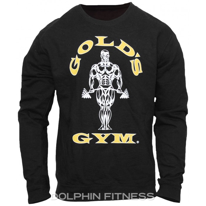 Gold's Gym Crewneck Sweater (Black)