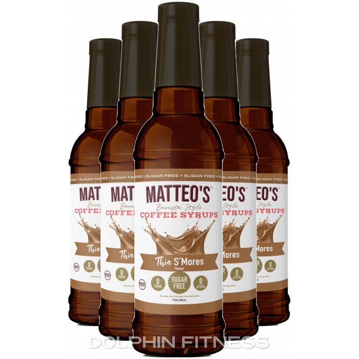 Sugar Free Coffee Syrup, Variety Pack, (6 Flavors) - Matteo's Coffee Syrup