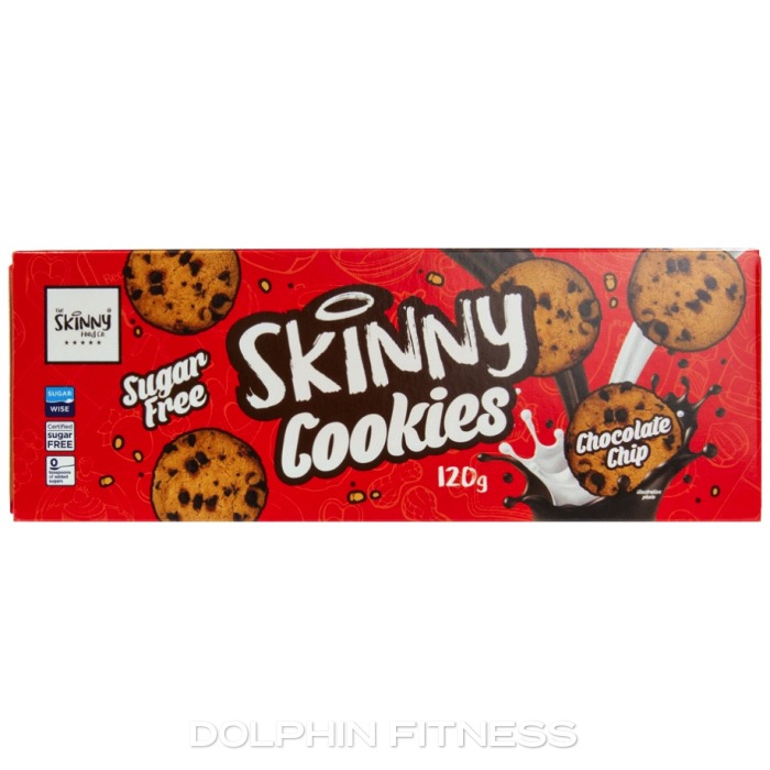 The Skinny Food Co Skinny Cookies 120g Chocolate Chip 4560