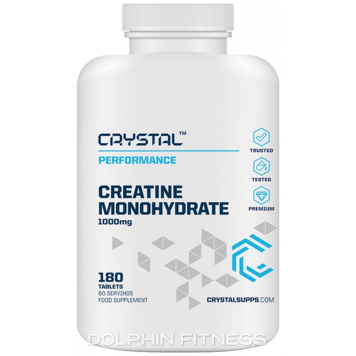 Crystal Creatine Monohydrate 1000 Mg 180 Tablets 3536