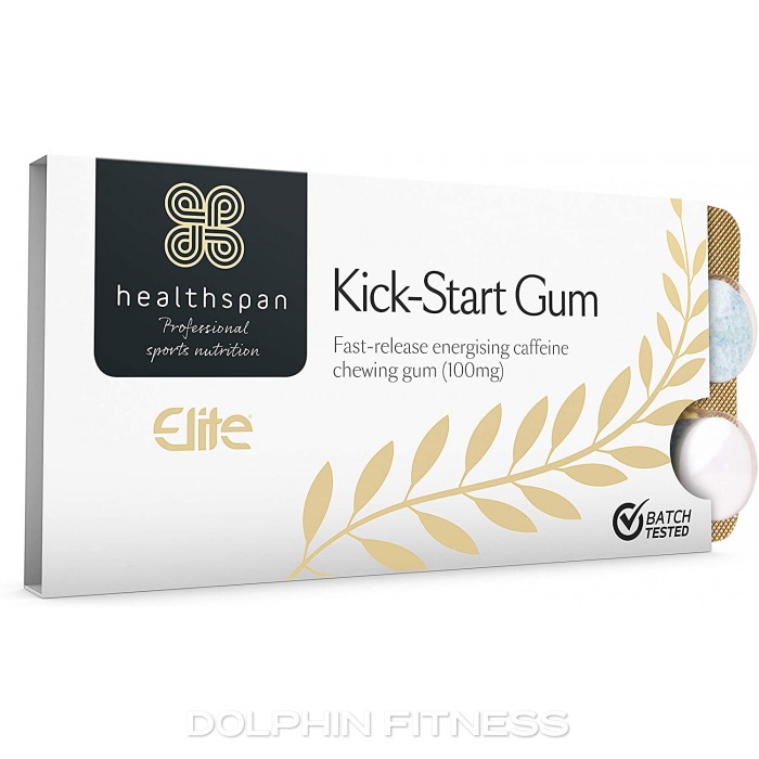 Healthspan Elite KickStart Caffeine Gum 12 x 10 Pieces
