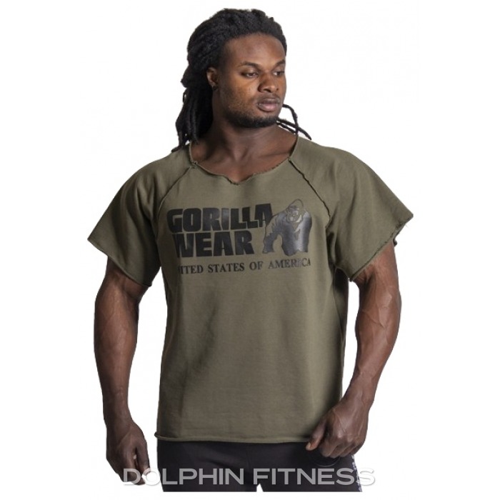 Gorilla Wear Classic Work Out Top (Army Green)