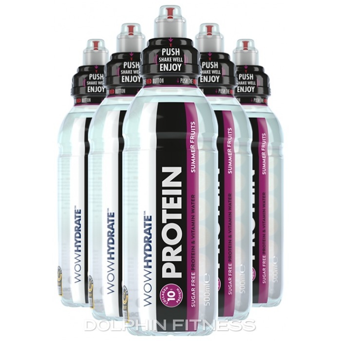 WOW Hydrate Protein Water 12 x 500 ml