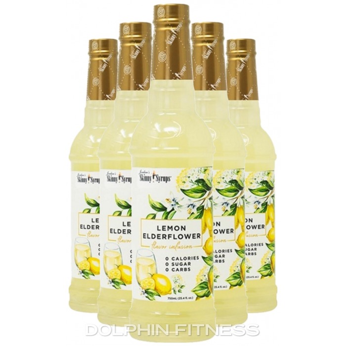 Jordan's Skinny Syrups (6 x 750 ml) Lemon Elderflower