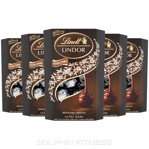 Lindt Lindor Extra Dark Chocolate Truffles 8 X 200g 0499