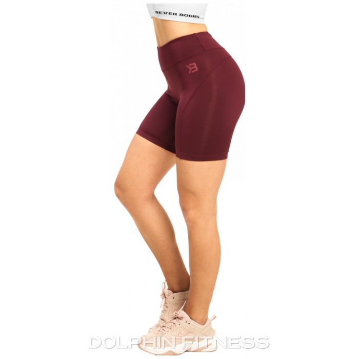 Better Bodies Chrystie Shorts (Deep Maroon)