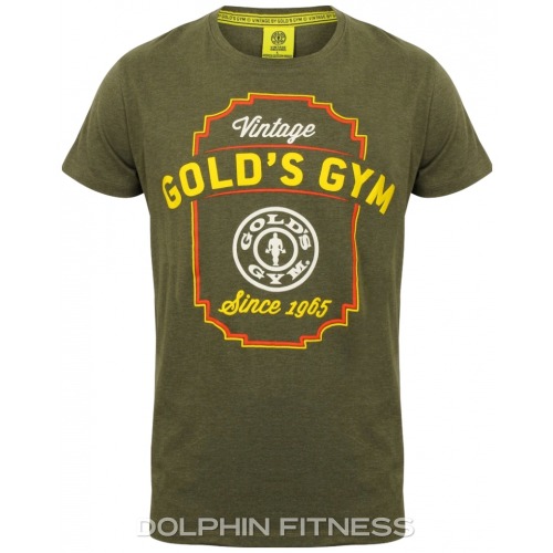 Gold's Gym T-Shirt Vintage Army Marl