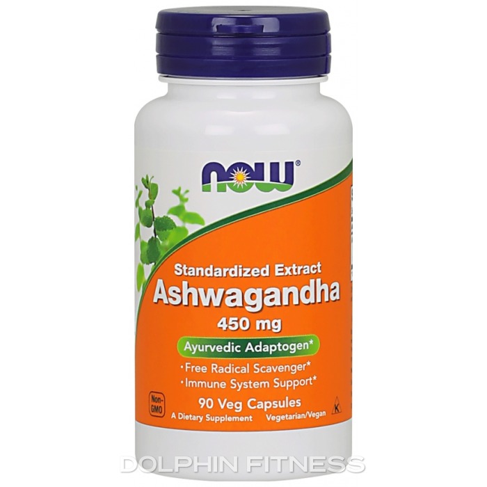 NOW Ashwagandha Extract 450 mg (90 Veg Capsules)