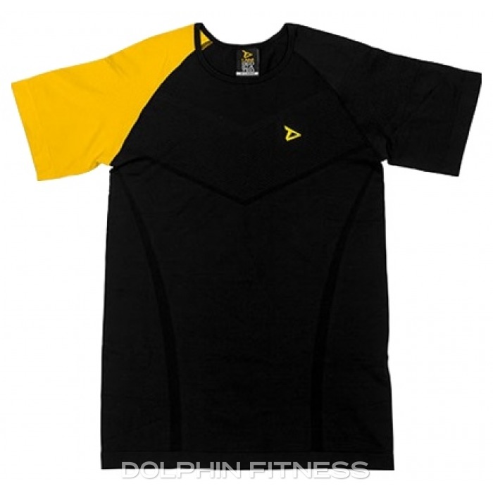 Dedicated Apparel Seamless T-Shirt Black/Yellow