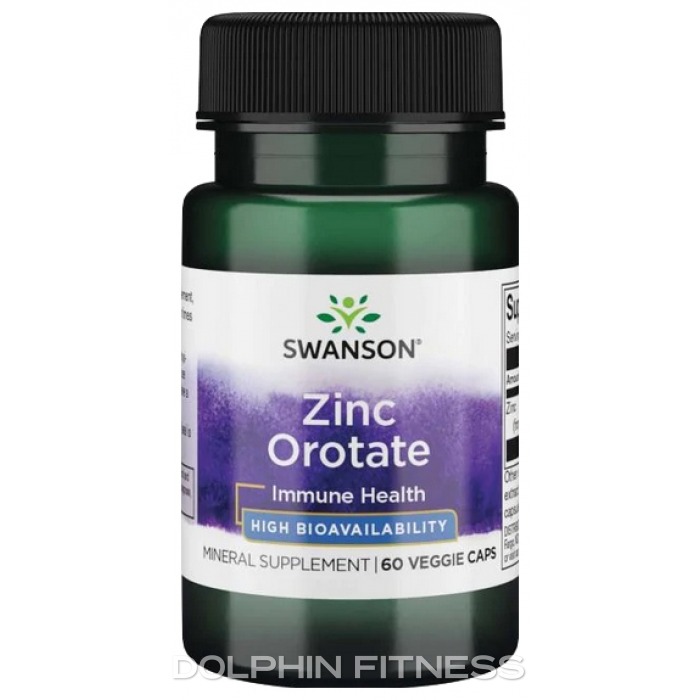 Swanson Zinc Orotate 60 Veggie Capsules