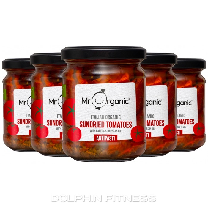 Mr Organic Italian Sundried Tomatoes Antipasti 5 x 190g