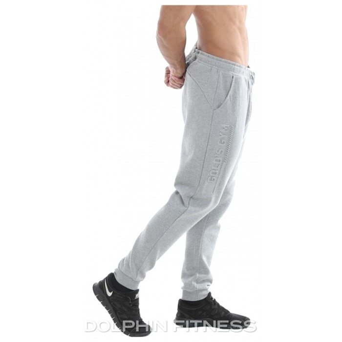 Gold's Gym Jog Pants Embossed Grey