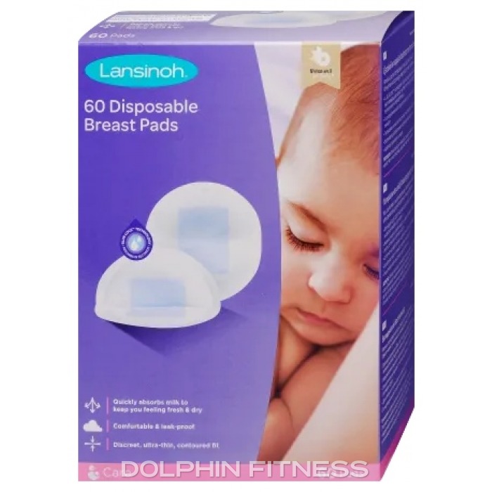 Lansinoh Disposable Nursing Breast Pads Individually Wrapped Pack of 60