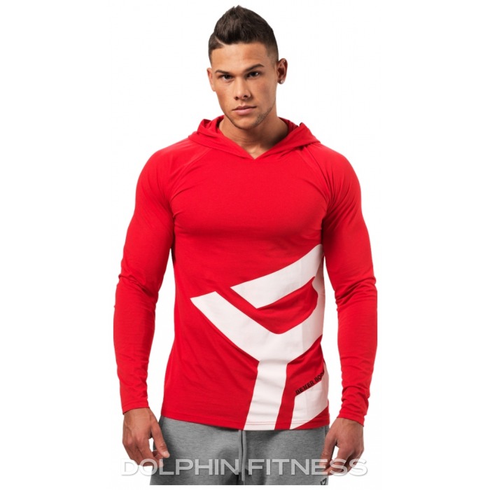 Better Bodies Astor Longsleeve Hoodie (Bright Red)