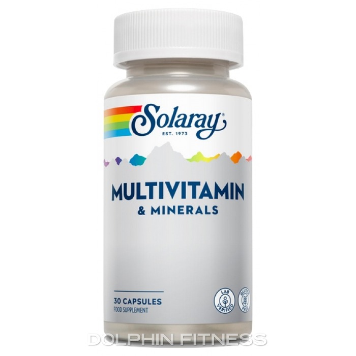 Solaray Multivitamin & Minerals 30 Capsules