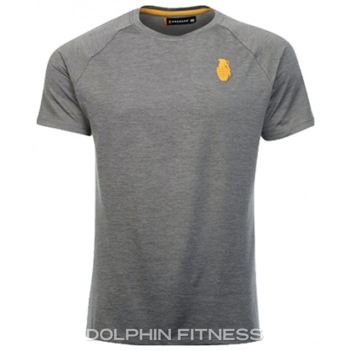 Grenade Poly T-Shirt (Dark Grey)