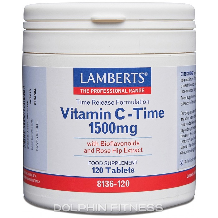 Lamberts Vitamin C Time Release 1500 mg (120 Tablets)