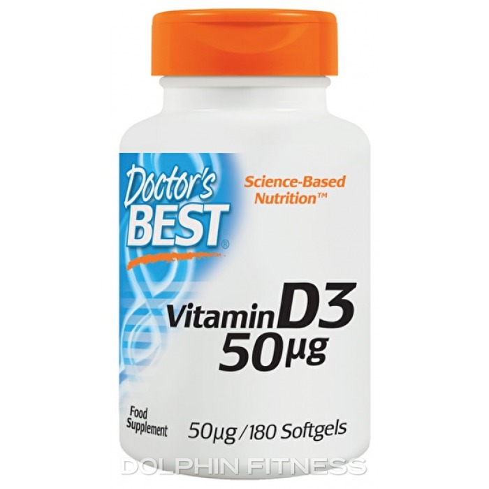 Doctor's Best Vitamin D3 50μg (180 Softgels)