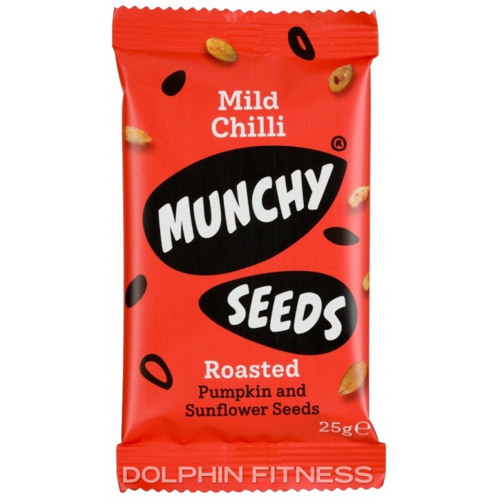 Munchy Seeds Mild Chilli Roasted Pumpkin and Sunflower Seeds (1 x 25g)