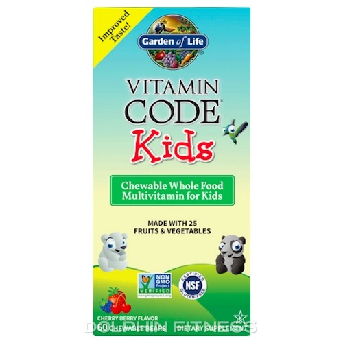 Garden of Life Vitamin Code Kids (60 Chewable Bears)
