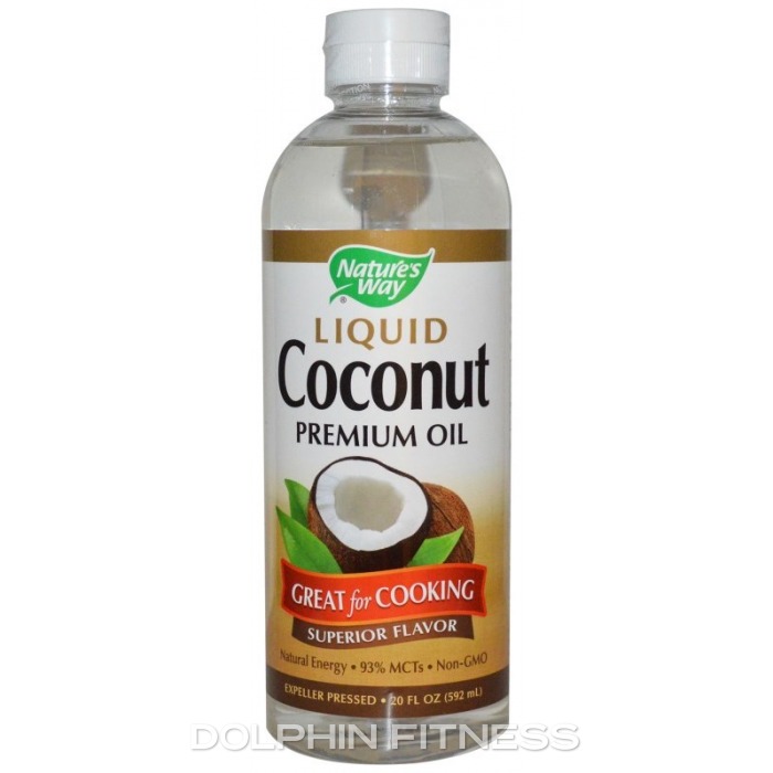 Natures Way Liquid Coconut Premium Oil 600 Ml 