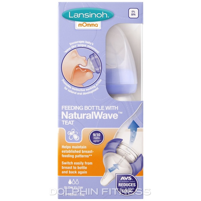 Lansinoh 240ml Feeding Bottle Twin Pack