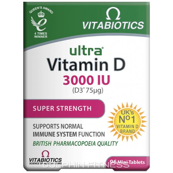 Vitabiotics Ultra Vitamin D 3000 IU 96 Mini Tablets
