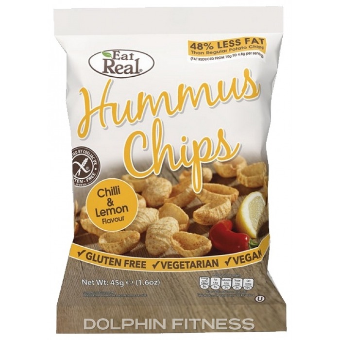 Eat Real Hummus Chips Chilli & Lemon (1 x 45g)