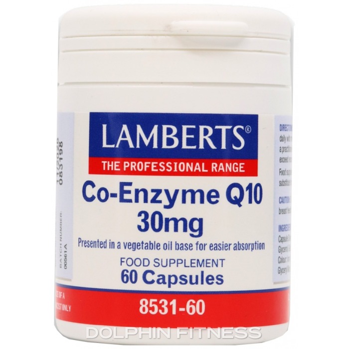 Lamberts Co Enzyme Q10 30 mg 60 Capsules