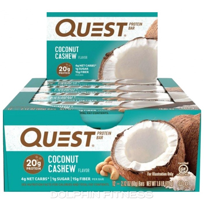 quest bar cocunut cashew nutrition facts